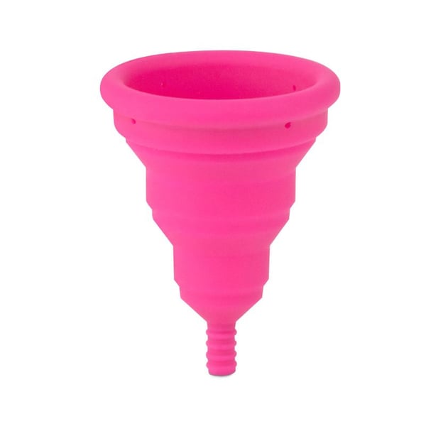 Lily Cup Compact A - B INTIMINA Menstruationstasse: Die erste faltbare Menstruationstasse (verschiedene Größen)